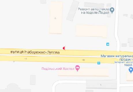 Беклайт B у Києві Набережно-Лугова вул., 6 схема