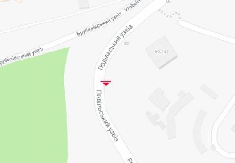 Бэклайт A в Киеве Подільский узвіз схема