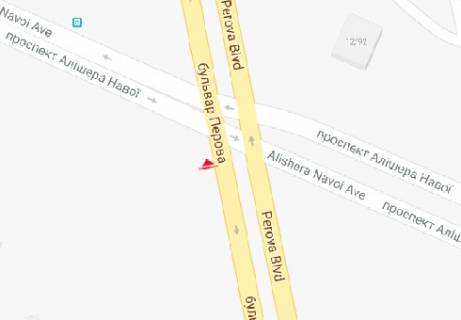 Призма A в Киеве Воскресенський (Перова б-р) проспект. - Алишера Навои пр. - 178952 схема