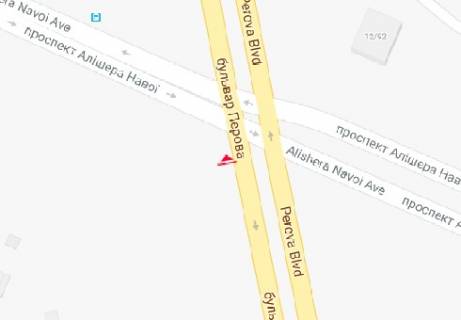 Призма A в Киеве Воскресенський (Перова б-р) проспект. - Алишера Навои пр. - 178953 схема