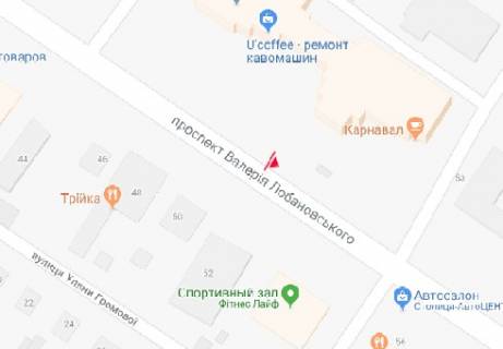Скроллер A в Киеве, 2.32x3.14  В. Лобановского пр., 51 - 159826 схема