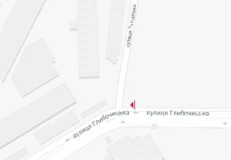 Скроллер B в Киеве, 2.32x3.14  Глубочицкая ул. - Татарская ул. - 159836 схема