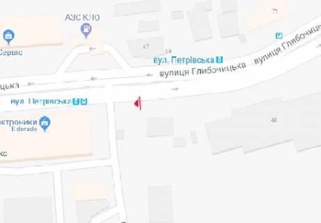 Скроллер A в Киеве, 2.32x3.14  Глубочицкая ул., 48 - 179013 схема