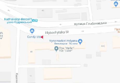 Скроллер A в Киеве, 2.3x3.14  Глибочицька вул., 40 - 478405 схема