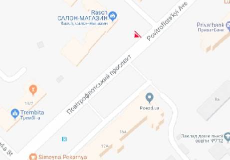 Скролер, Скрол B у Києві просп. Повітряних Сил (Повітрофлотський)., 16 - 179164 схема