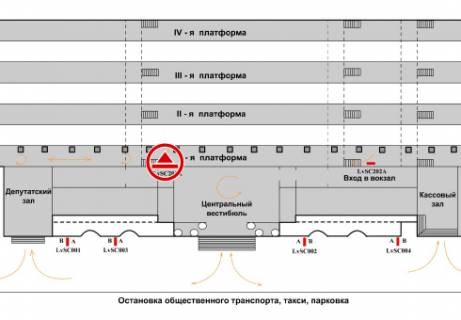 Бэклайт A в Львове Перша платформа схема