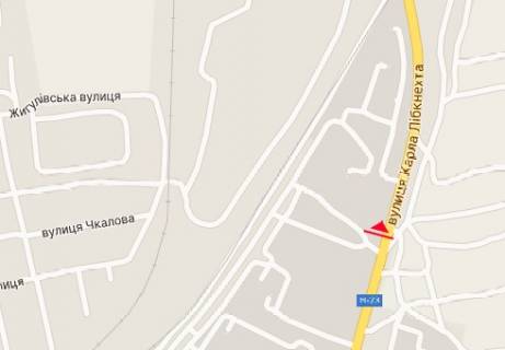 Billboard A in Nikopol Karla Libknehta st., v`izd z boku Zaporizza scheme