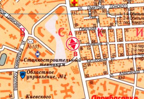Билборд A в Одессе, 3x6  Люстдорфська дорога, 97 схема