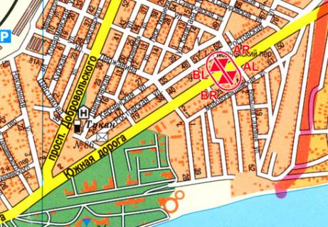 Билборд A в Одессе, 3x6  Південна дорога, 55 схема