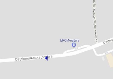 Билборд A в Одессе, 3x6  Овідіопольська дорога, Клеверний міст (№4) схема