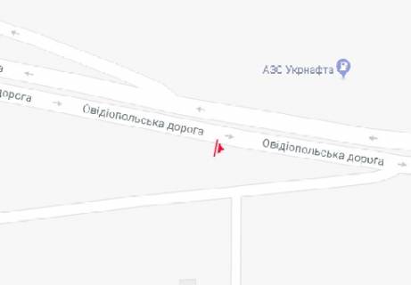 Билборд B в Одессе, 3x6  Овідіопольська дорога, ТЦ "Метро" (№6) схема