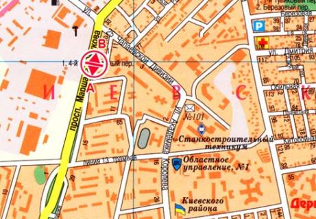 Білборд, Бігборд (Борд)  B у Одесі, 3x6  Небесної Сотні просп. (Маршала Жукова просп.)., 3а схема