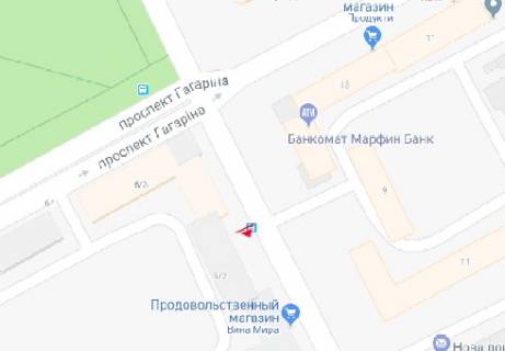 Бэклайт B в Одессе Шевченка просп., 7 - Лесі Українки просп. (Гагаріна просп.) схема