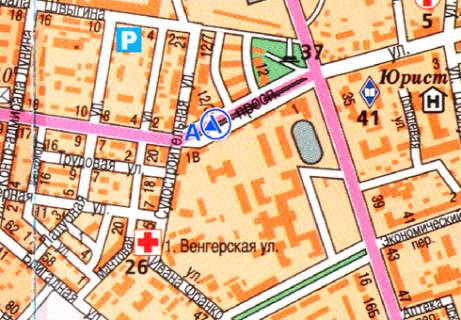 Citylight A in Odessa, 1.8x1.2  Admiral's'kij prosp.1V - Sudobudivna st. (shemaNo36) scheme