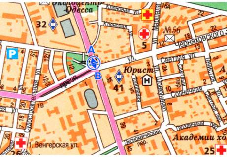 Бэклайт A в Одессе Фонтанська дорога, 31 - Адміральський просп. схема