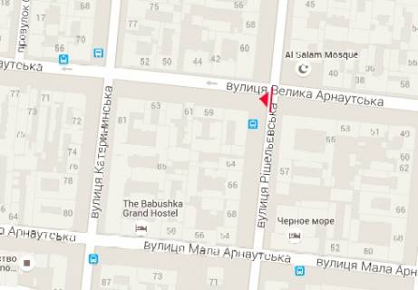 Скролер, Скрол B у Одесі, 2.3x3.14  В. Арнаутська вул., 55 -Рішельєвська вул. - 479207 схема