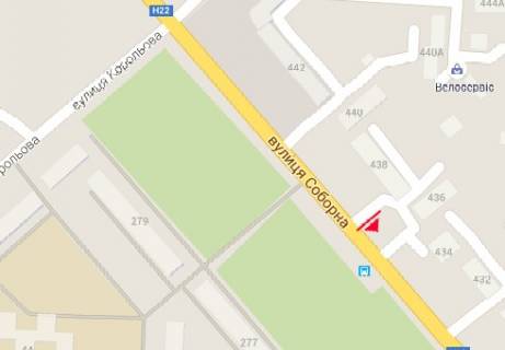 Billboard A in Rivne, 3x6  Soborna st., 436 scheme