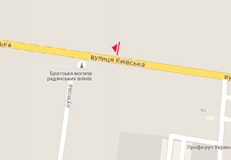 Билборд B в Ровно, 3x6  Київська вул., 90 схема