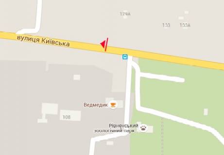 Билборд B в Ровно, 3x6  Київська вул., 110 схема