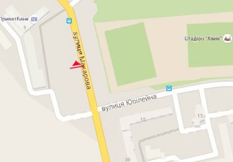 Білборд, Бігборд (Борд)  A у Рівному, 3x6  вул. Кулика і Гудачека (Макарова)., 3 - вул. Віталія Магеля (Ювілейна) схема