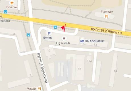 Призма A в Ровно Киевская ул. - Грушевского ул., м-н Эльдорадо - 13724 схема