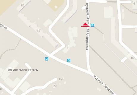 Билборд A в Черкассах, 3x6  Сержанта Смирнова вул., 6 схема