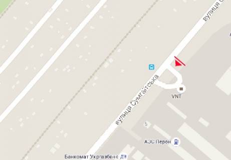 Билборд A в Черкассах, 3x6  Сумгаїтська вул., 1 схема