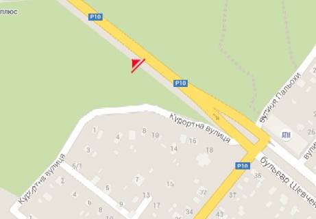 Billboard A in Cherkasy, 3x6  Dahnivs'ka st.- Pal'ohi st. scheme