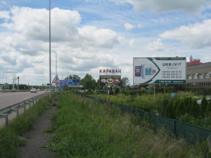 Билборд A в Білій Криниці, 6x3  Київська, траса Київ-Чоп (поворот до с. Городище) фото 1