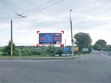 Billboard B in Rivne, 6x3  perehr.st. Dubens'ka - Kulika i Gudaceka Photo 1