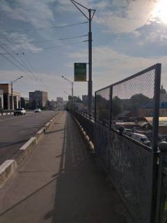 Ситилайт A в Ровно міст по вул. Соборна, в напрямку Театральної площі фото 1