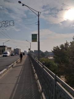 Ситилайт A в Ровно міст по вул. Соборна, в напрямку Театральної площі фото 1