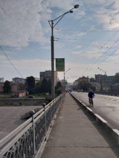 Ситилайт B в Ровно міст по вул. Соборна, в напрямку Театральної площі фото 1