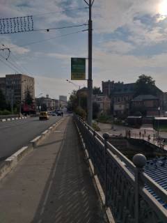 Ситилайт A в Ровно міст по вул. Соборна, в напрямку Театральної площі фото 1