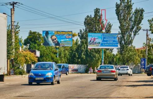 Билборд A в Бердянске, 6x3  Лиепайская ул. (возле автомойки "Блеск") фото 1