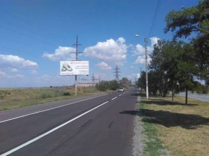 Билборд B в Бердянске, 6x3  Макарова ул. (Коса выезд ДПС) фото 1