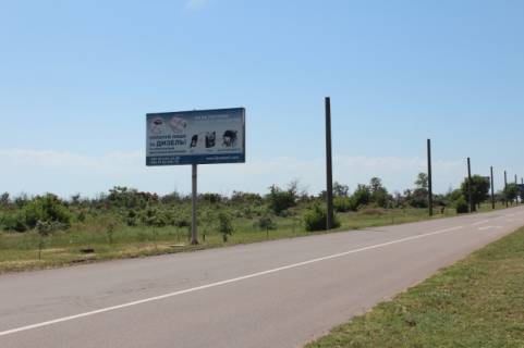 Билборд B в Бердянске, 6x3  Мелитопольское ш. (выезд из города) фото 1