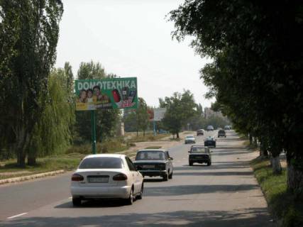 Билборд B в Бердянске Восточный пр. (возле Молокозавода) фото 1