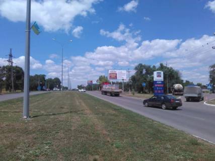 Билборд A в Бердянске Мелитопольское. / Строителей ул. (выезд) фото 1