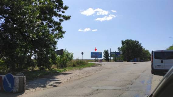 Билборд B в Бердянске, 6x3  Восточный пр. (въезд в город) фото 1