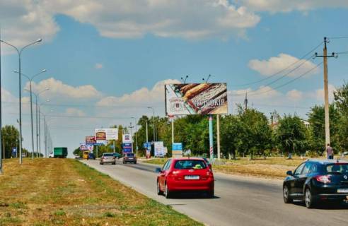 Билборд A в Бердянске, 6x3  Мелитопольское ш. / Кабельщиков ул. (выезд) фото 1