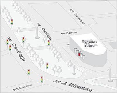 Сiтiлайт B у Львові, 0,7x1,0  Свободи прт. схема