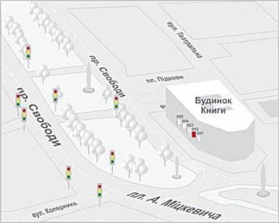 Ситилайт A в Львове, 0,7x1,0  Свободи прт. схема