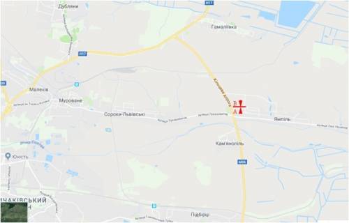Билборд B в трасах Львова, 6x3  Траса М-06 Київ-Чоп, с.Ямпіль, лівий схема