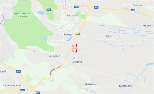 Билборд A в трасах Львова, 6x3  Траса М-06 Київ-Чоп, с. Соснівка, лівий схема