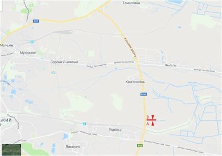 Билборд B на трассах Львовской области, 6x3  М-06 Київ-Чоп, між з/д мостом і Кам'янополем, лівий схема