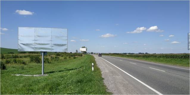 Билборд B на трассах Львовской области, 6x3  М-06 Київ-Чоп, між з/д мостом і Кам'янополем, правий фото 1