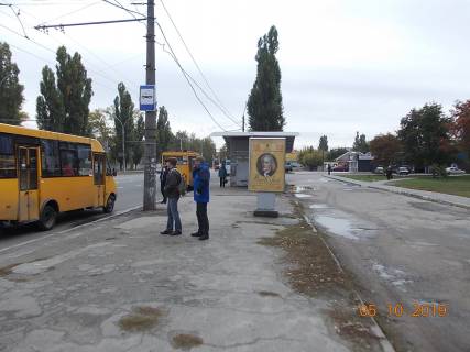 Ситилайт A в Сумах, 1,2х1,8  пр.Курский / ул.Леси Украинки, остановка фото 1