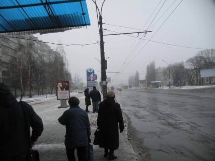 Ситилайт B в Сумах, 1,2х1,8  пр.Курский / ул.Леси Украинки, остановка фото 1
