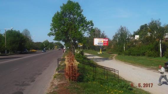 Билборд A в Коростышеве, 6x3  Коростишів в. Київська 96, центральна вулиця, напрямок з Києва на Житомир, ст А фото 1
